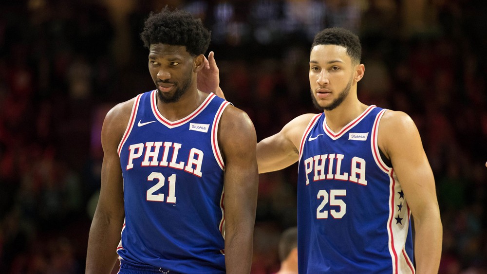 Joel Embiid và Ben Simmons đang giúp Philadelphia 76ers bay cao.