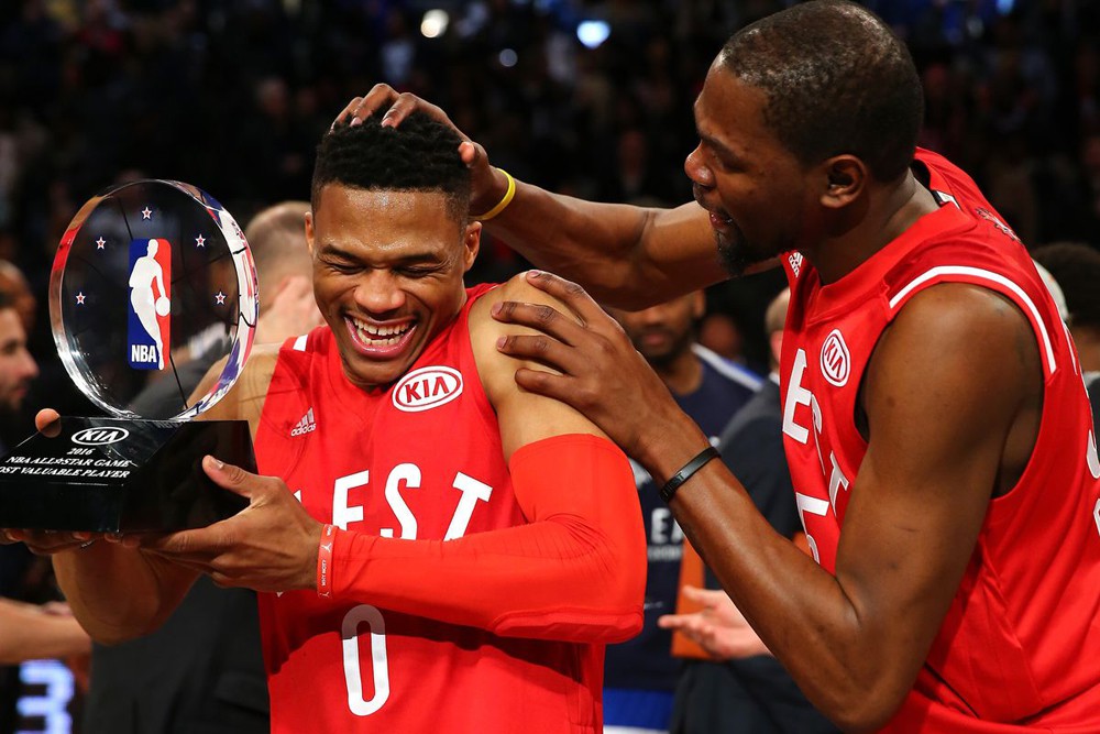 Russell Westbrook từng đạt danh hiệu All-Star Game MVP 2016.