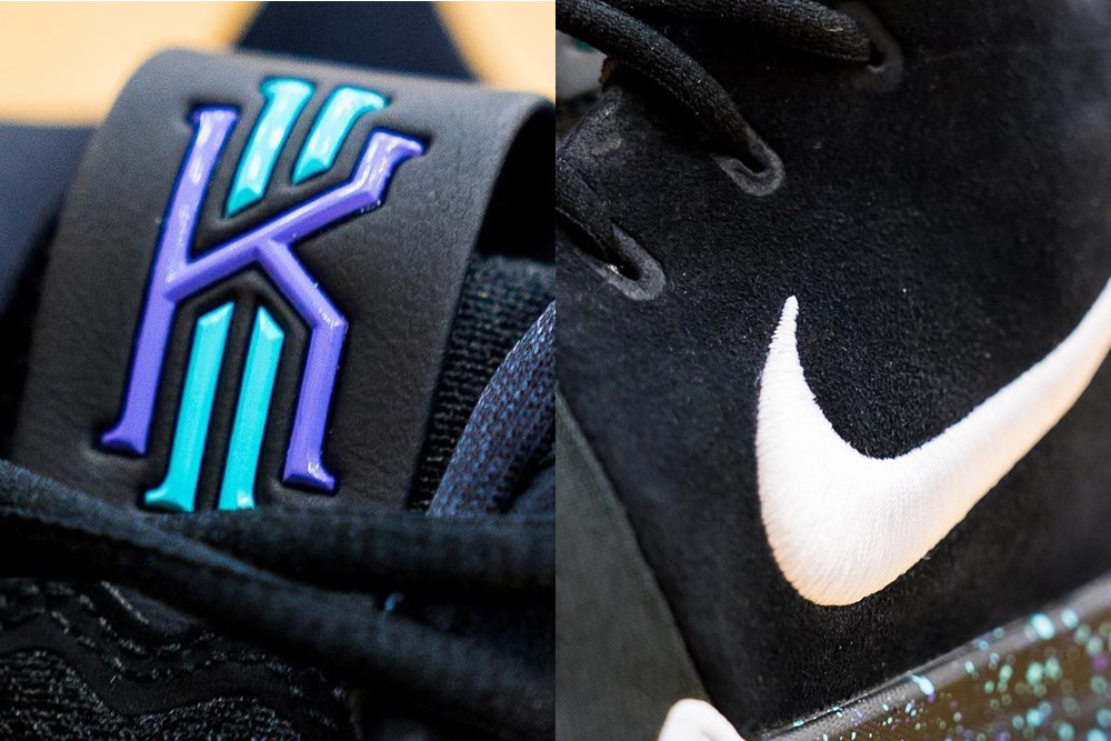 Phần Swoosh Nike và logo Kyrie được làm khá cao cấp.