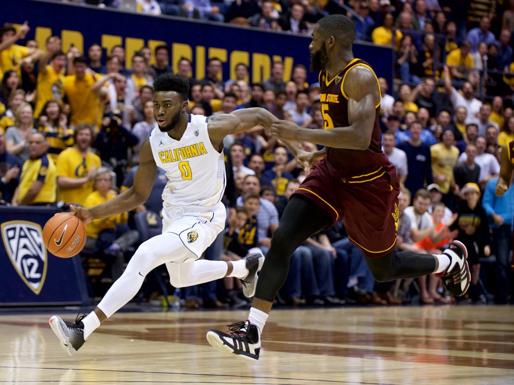 Jaylen Brown trong màu áo Đại học California (Berkeley).