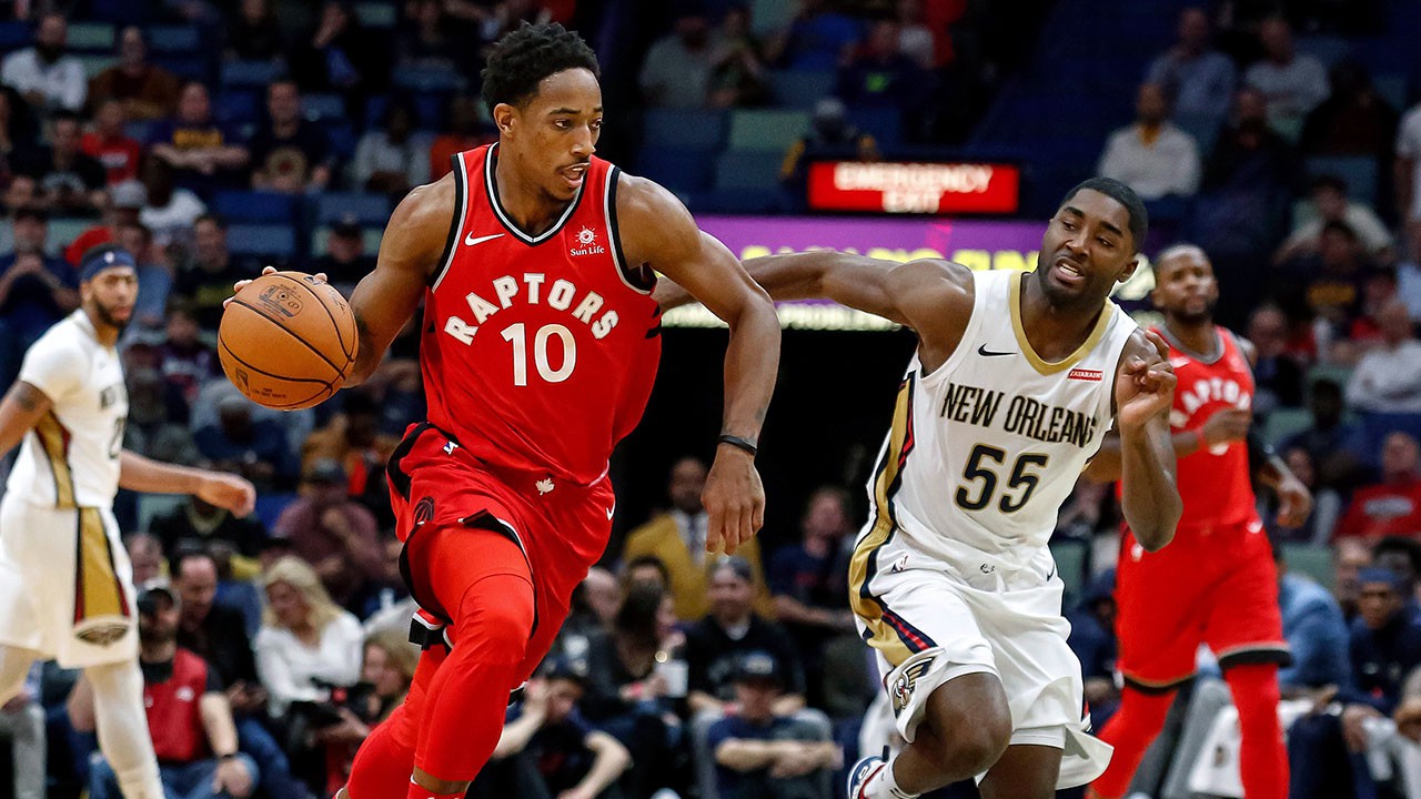 DeMar Derozan tiếp tục đóng vai trò đầu tàu cho Raptors.