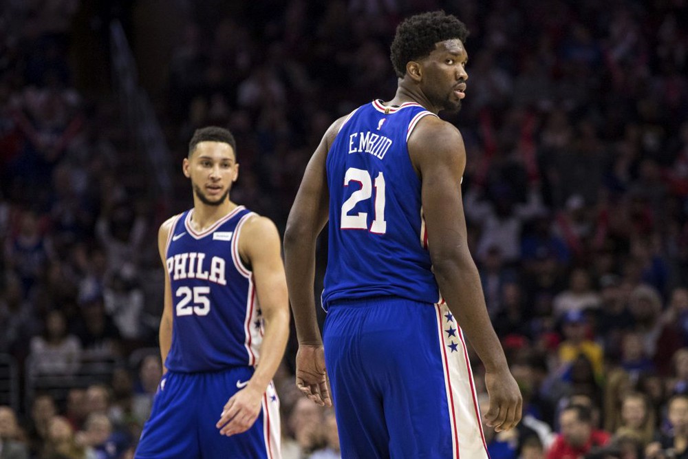 Joel Embiid - Ben Simmons, bộ mặt mới của Philadelphia 76ers.