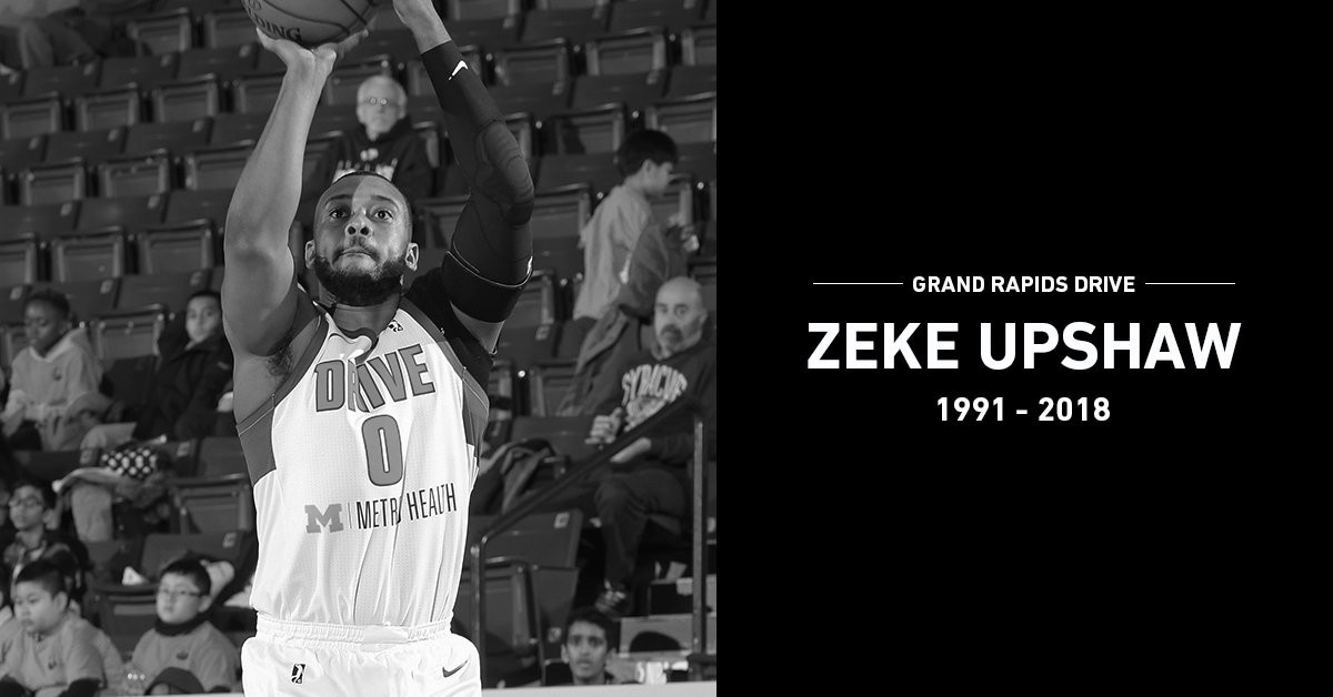 Tưởng nhớ Zeke Upshaw, cầu thủ xấu số vừa qua đời vào đêm qua.