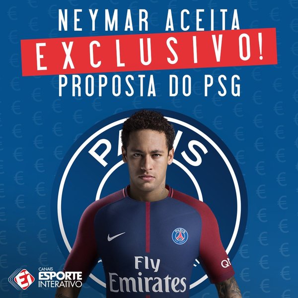 Kênh Esporte Interativo nói Neymar đã đồng ý gia nhập PSG