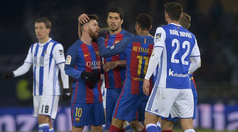 Barcelona của Luis Enrique thường vấp ngã bởi các đội bóng nhỏ như Real Sociedad