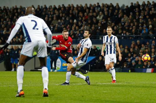 TRỰC TIẾP, West Brom 0-1 Man Utd: Hiệp một kết thúc