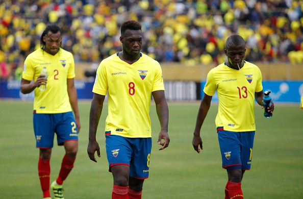 Ecuador đang rơi vào tình thế khó khăn ở vòng loại World Cup 2018