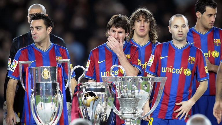 Messi giành cú ăn 3 Barcelona ở mùa 2008/09