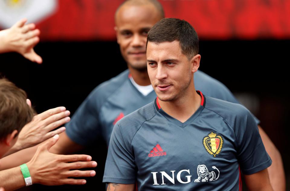 Eden Hazard vừa dính chấn thương trong một buổi tập luyện cùng ĐT Bỉ