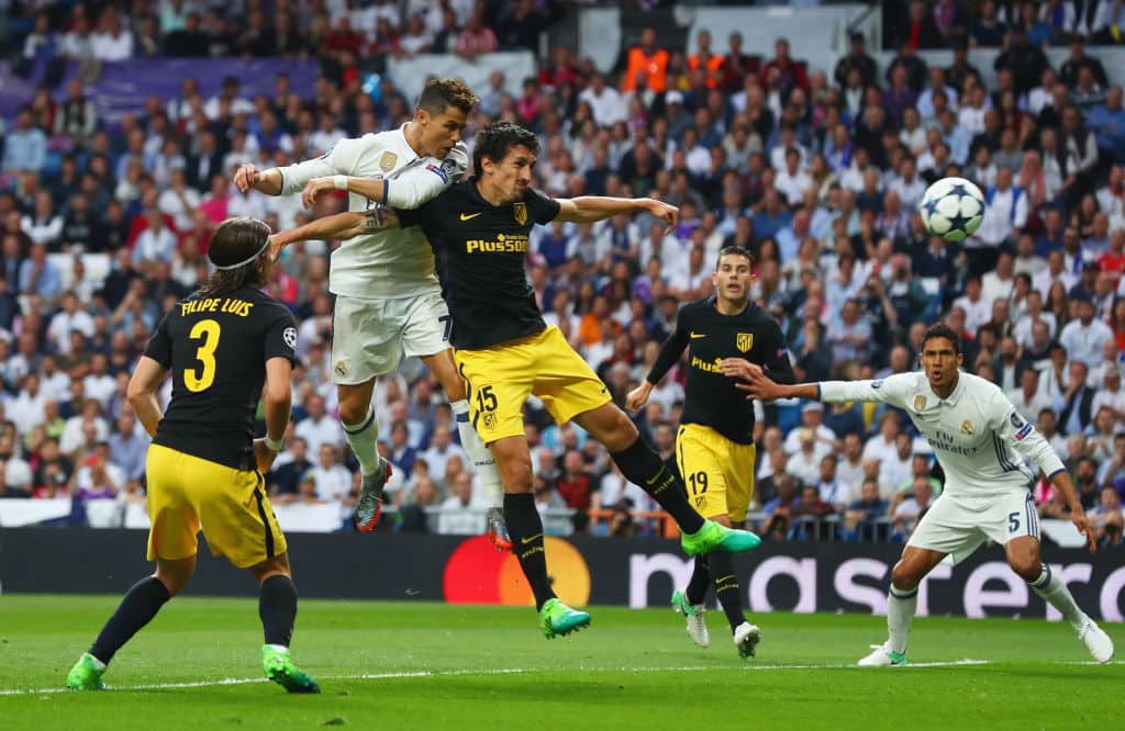 Ronaldo vừa lập Hat-trick vào lưới Atletico Madrid