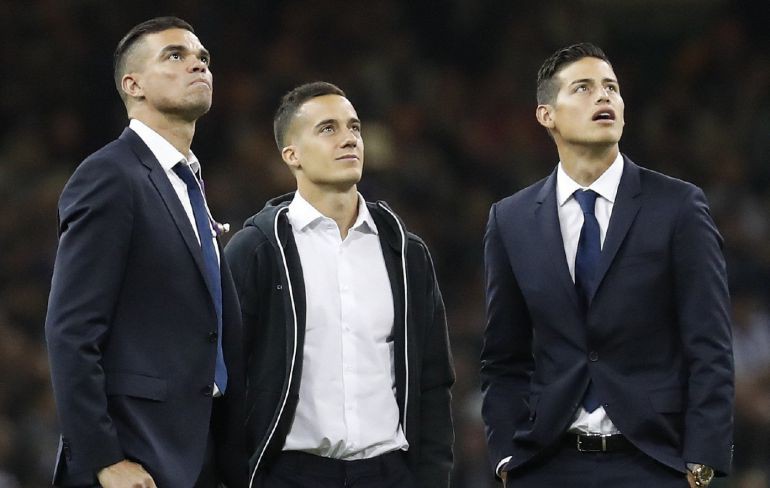Pepe, Lucas Vazquez và James Rodriguez không còn nằm trong kế hoạch của HLV Zinedine Zidane