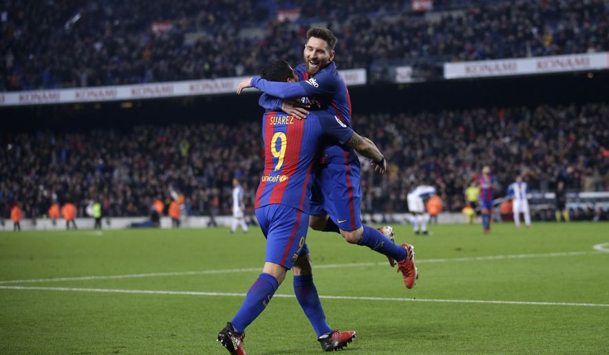 Messi và Suarez lợi hại nhất châu Âu