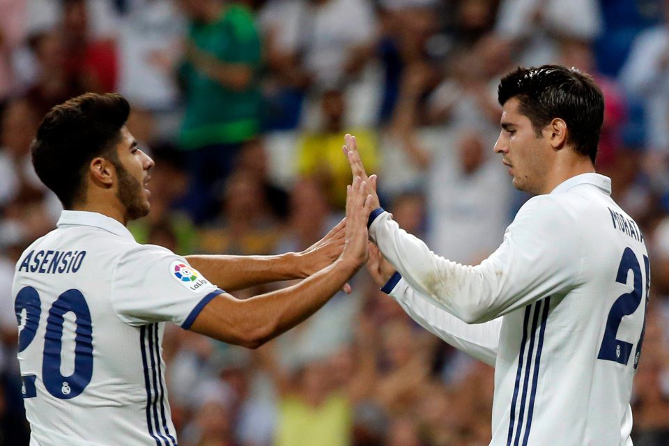 Asensio và Morata đều có đóng góp nhất định trong cú đúp vô địch La Liga và Champions League của Real Madrid trong mùa giải năm ngoái