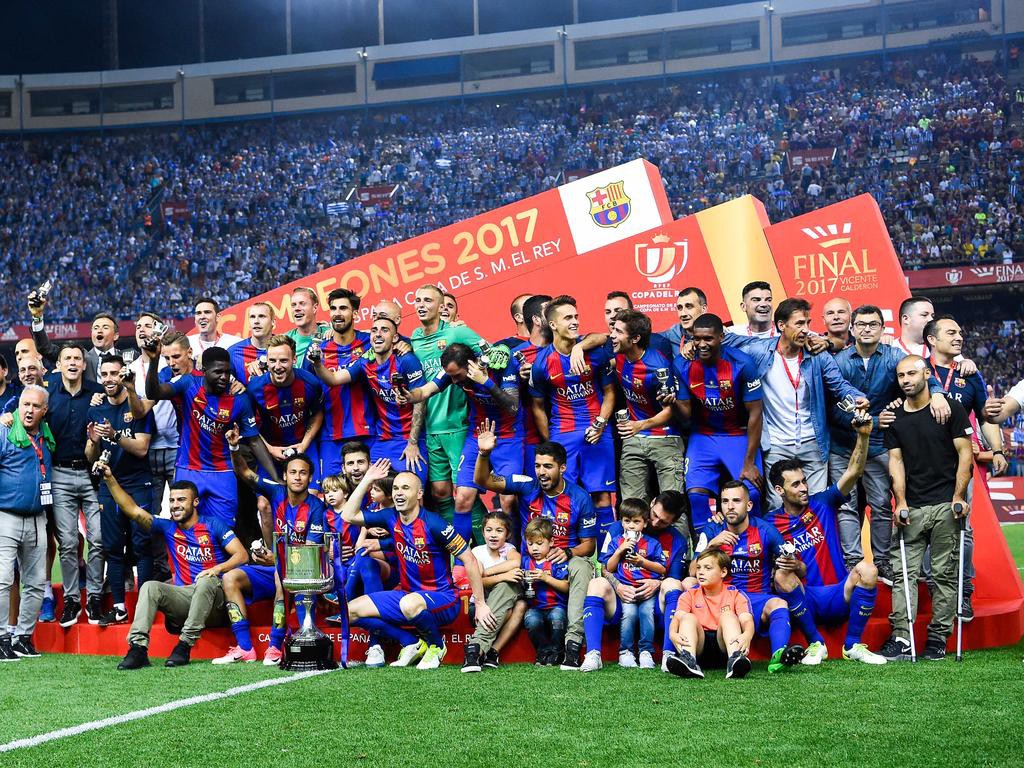 Barcelona chỉ giành được Cúp Nhà Vua trong mùa giải 2016/17