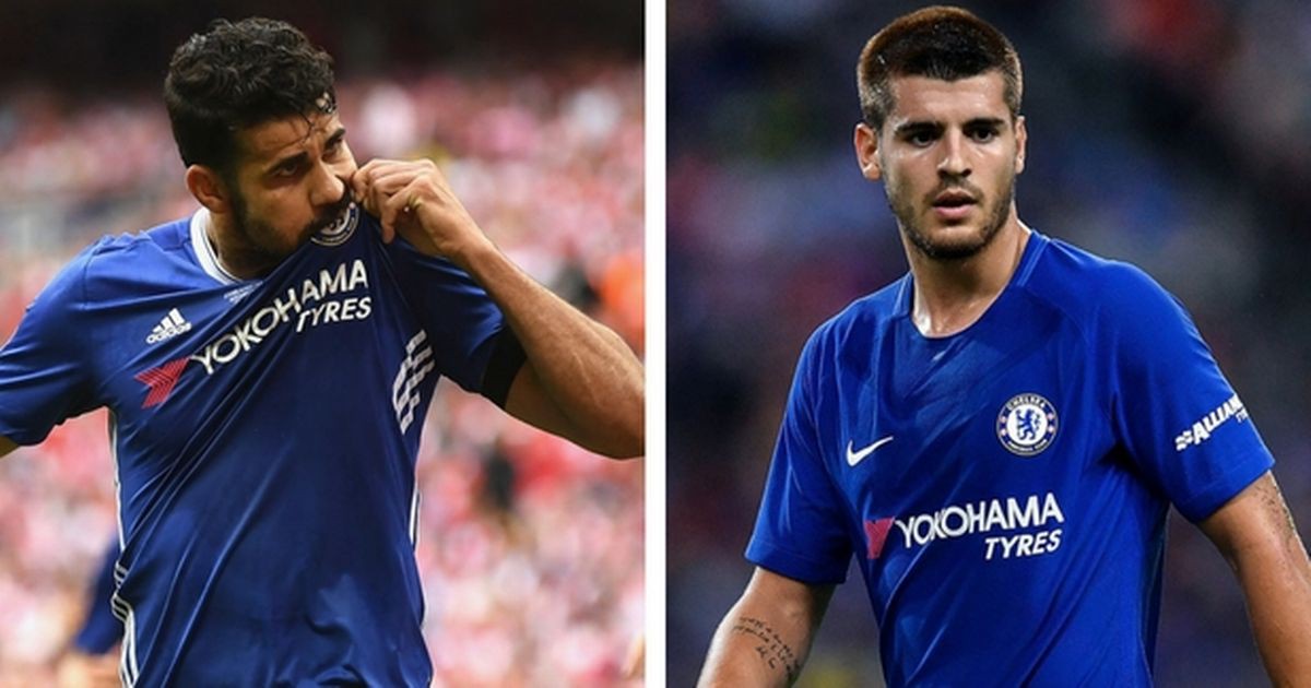 Morata đang thay thế tốt vai trò ghi bàn của Costa ở Chelsea