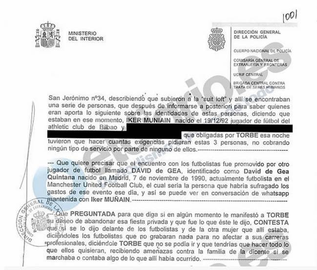 SỐC: De Gea bị gửi về nước vì dính cáo buộc tấn công tình dục