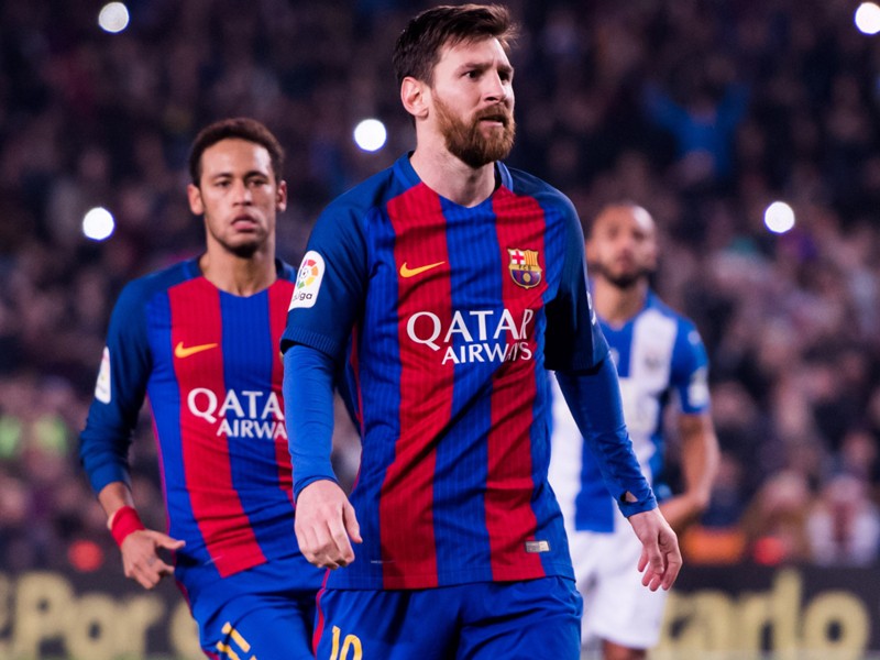 Messi không ăn mừng bàn thắng mang về 3 điểm cho Barcelona trước Leganes
