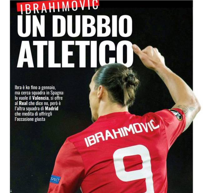 Ibrahimovic có thể gia nhập Atletico Madrid