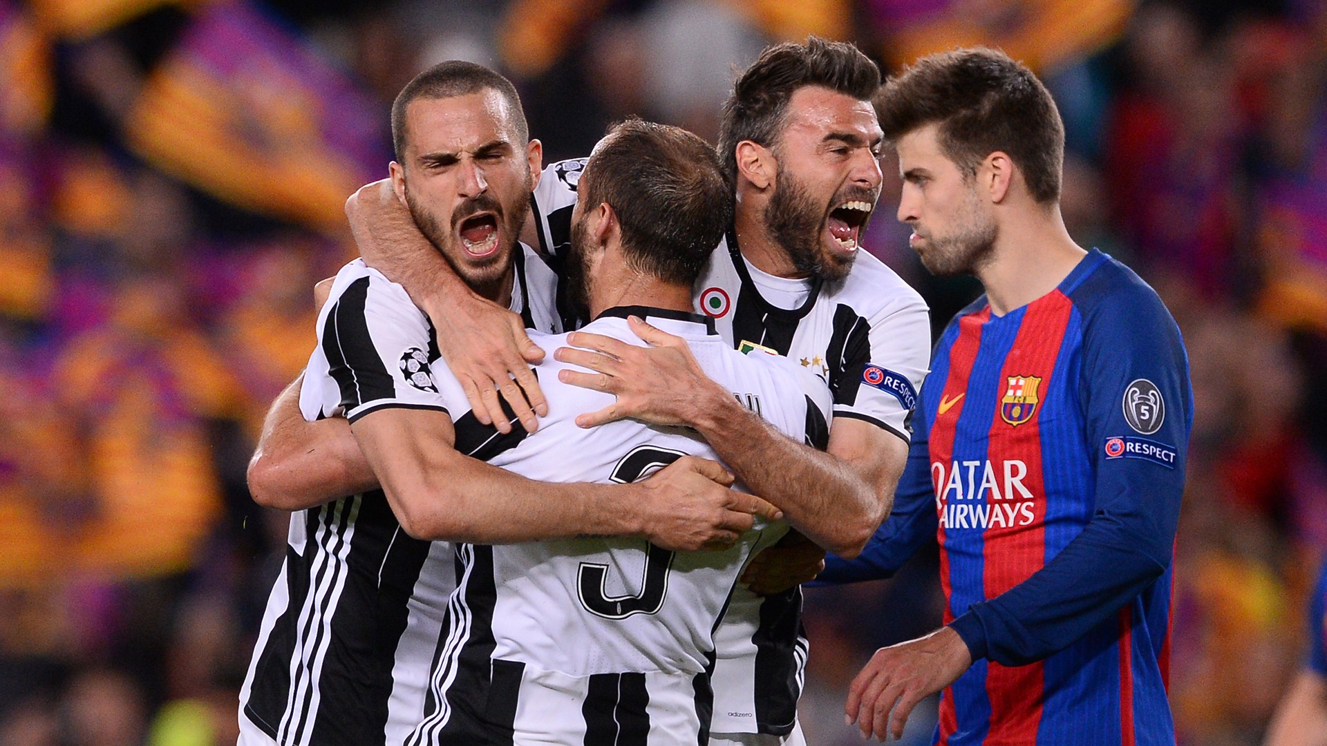 Juventus vừa đá văng Barcelona khỏi giải rạng sáng nay