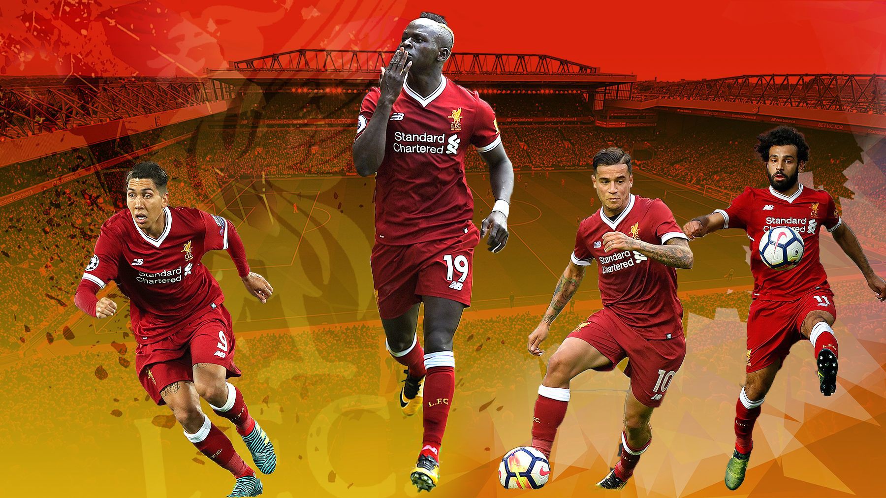 Liverpool sẽ tấn công kém hiệu quả hơn khi mất đi một trong những mũi nhọn tốt nhất của họ, Sadio Mane (số 19)