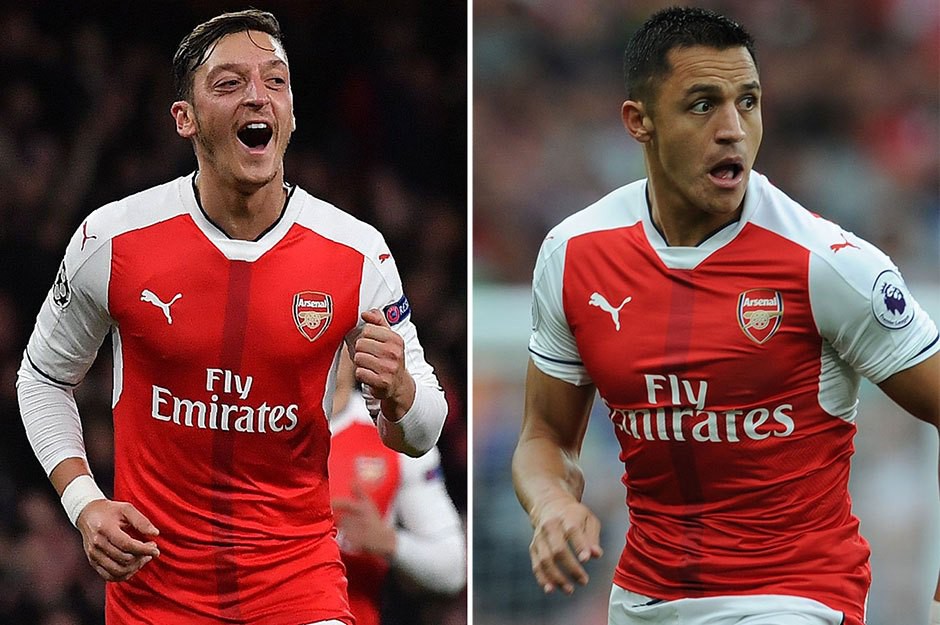 Cả Oezil lẫn Sanchez đều chưa gia hạn hợp đồng với Arsenal sẽ kết thúc vào mùa Hè năm sau. 
