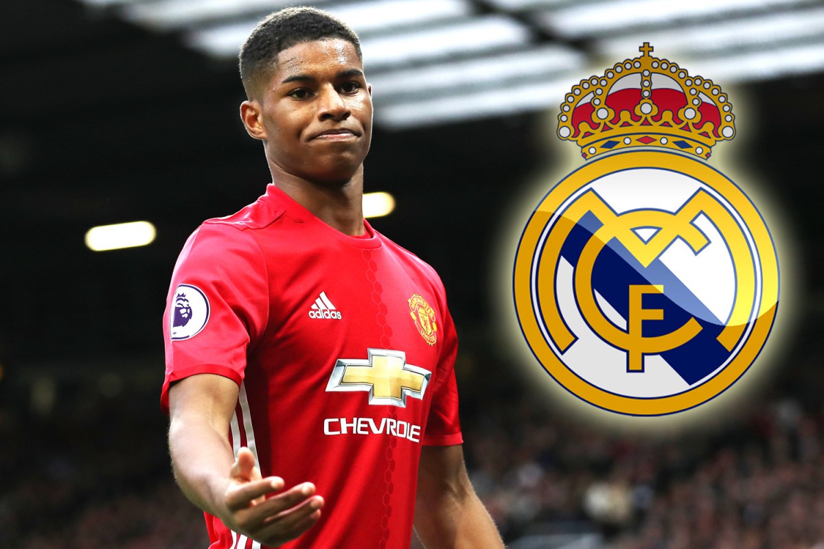 Rashford đang nhân được sự quan tâm của Real Madrid