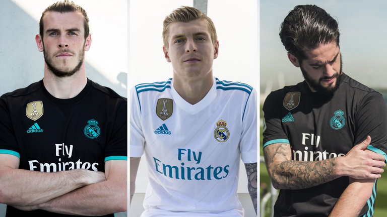 Real Madrid mới công bố mẫu áo đấu mới ở mùa 2017/18 gắn liền với thương hiệu Adidas