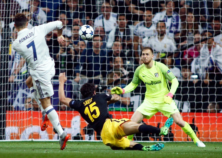 Ronaldo vừa lập Hat-trick vào lưới Atletico Madrid