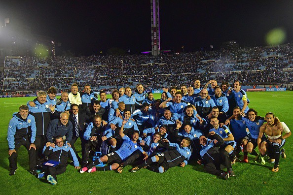 Sau 3 lần đến World Cup bằng vé vớt, ĐT Uruguay đã giành vé trực tiếp dự World Cup 2018
