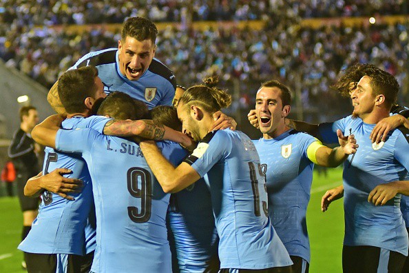 ĐT Uruguay cũng là một ứng viên lớn cho danh hiệu vô địch World Cup 2018