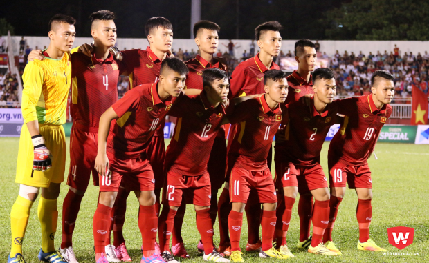 U20 Việt Nam chỉ được nhà cái đánh giá cao hơn U20 Vanuatu ở giải năm nay.  Ảnh: Quang Thịnh.