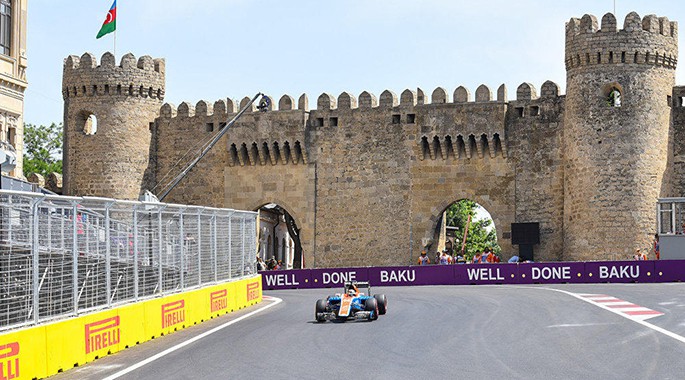 Baku đem lại vẻ đẹp của cuôc đua đường phố.