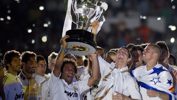 Hình ảnh: Real đăng quang danh hiệu La Liga năm 2012 nhờ phong độ ấn tượng của Ronaldo