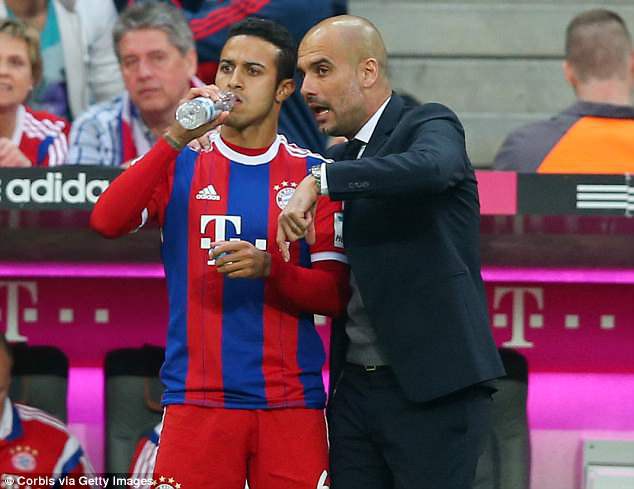 Hình ảnh: Pep đang muốn tái ngộ với Thiago