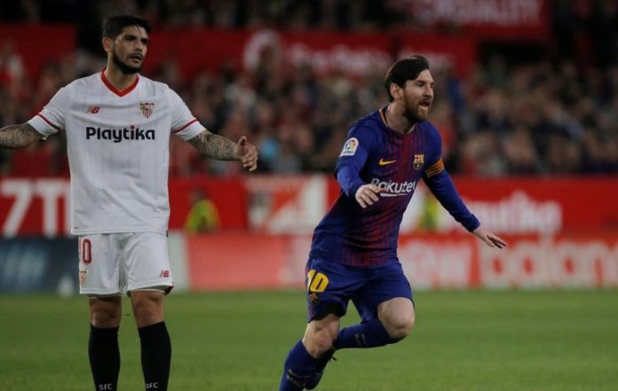 HÌnh ảnh: Messi cứu Barcelona thoát khỏi trận thua trước Sevilla