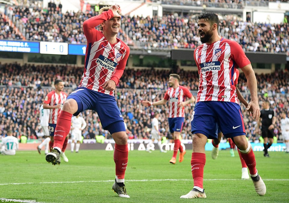 Hình ảnh: Griezmann ghi bàn gỡ hòa cho Atletico Madrid chỉ sau 4 phút bị dẫn bàn