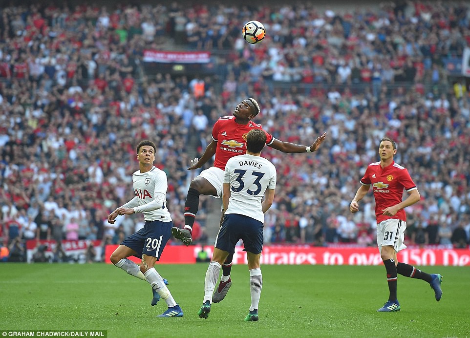 Hình ảnh: Pogba có màn trình diễn tốt trước Tottenham