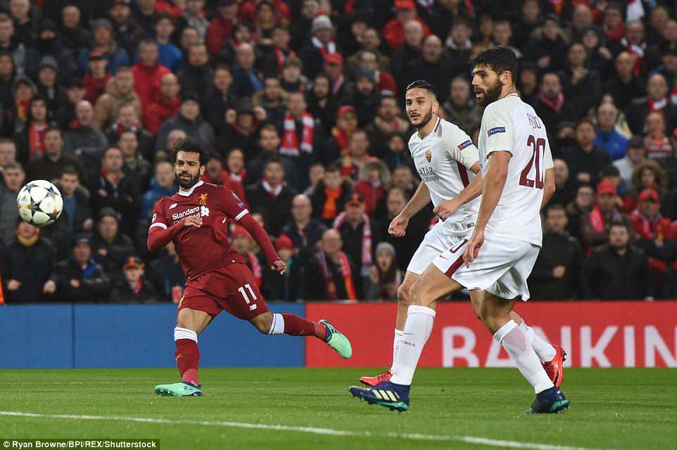 Hình ảnh: Liverpool là đội bóng thứ 2 ghi được 5 bàn ở một trận bán kết Champions League