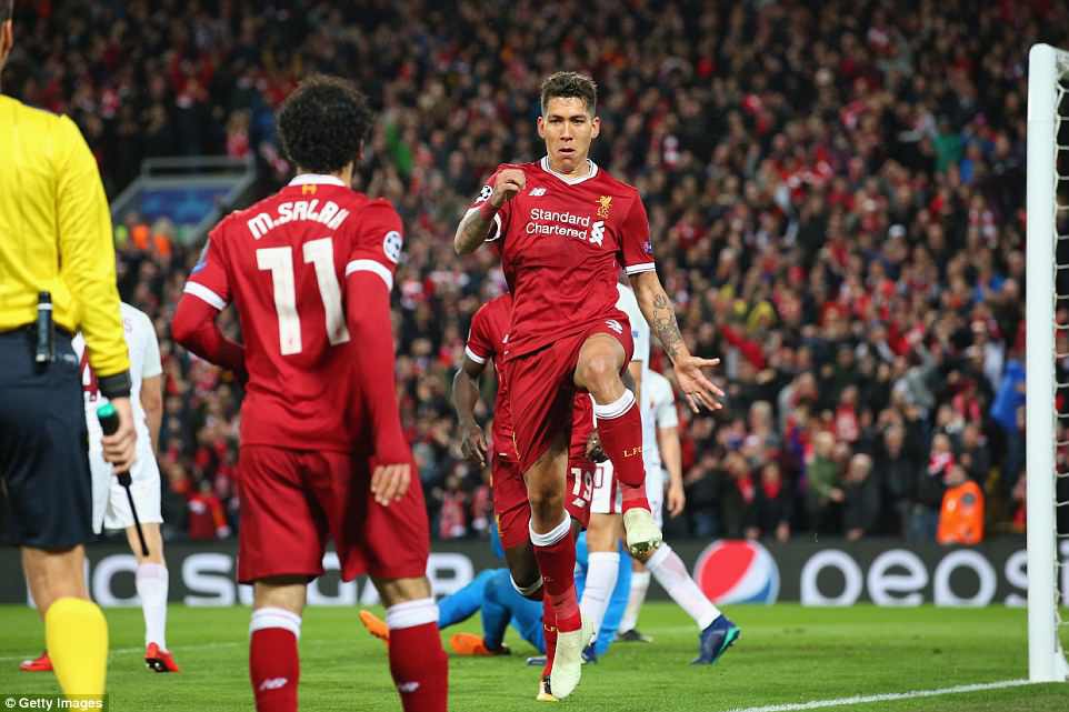 Hình ảnh: Firmino đã ghi dấu giày trong 16 bàn thắng của Liverpool tạ Champions League mùa này