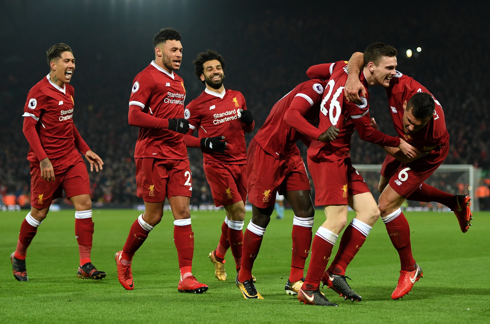 Hình ảnh: Liverpool đang bất bại trên sân nhà Anfield mùa này