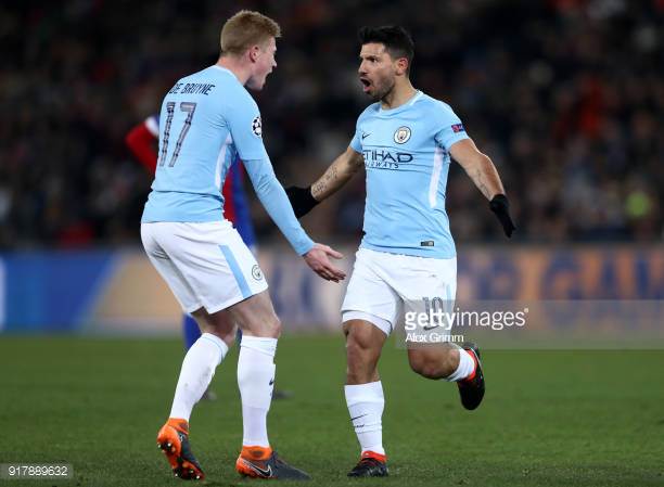 Hình ảnh: Aguero và De Bruyne là 2 cầu thủ đóng góp nhiều nhất cho Man City mùa giải này