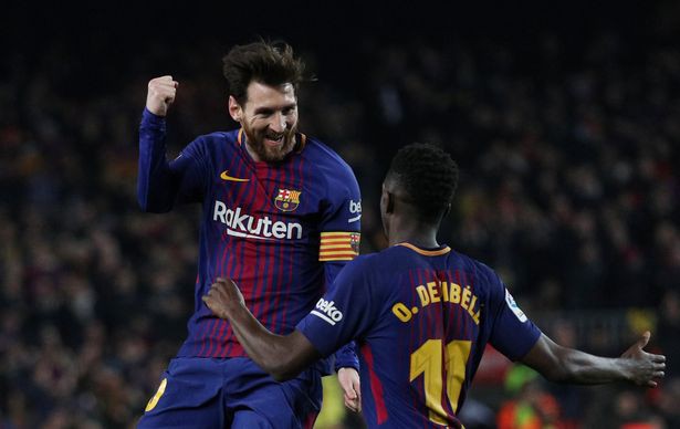 Hình ảnh: Messi lập 2 kỷ lục sau cú đúp vào lưới Girona