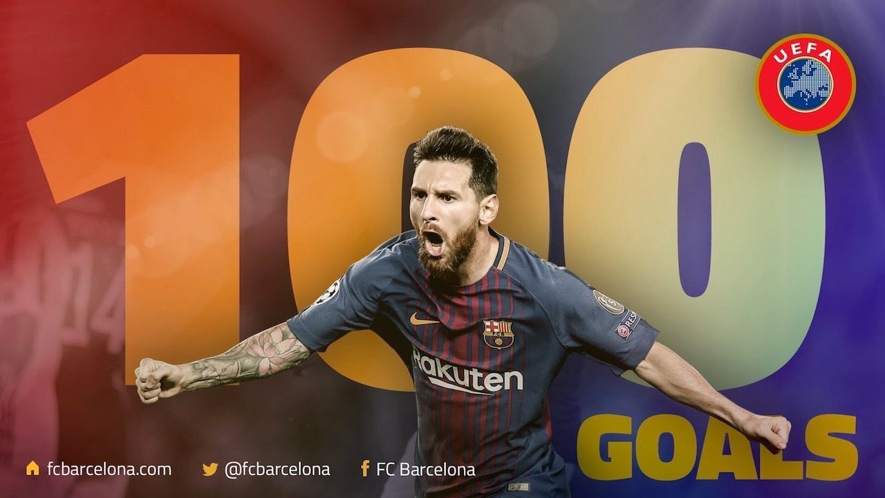 Hình ảnh: Messi cán mốc 100 bàn thắng ở Champions League