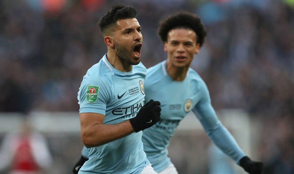 Hình ảnh: Aguero đang hướng tới cột mốc 200 bàn thắng cho Man City