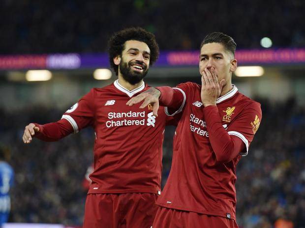 Firmino và Salah đang là 2 chân sút tốt nhất của Liverpool tại Champions League