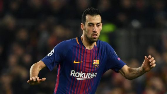 Hình ảnh: Busquets kịp thời bình phục cho trận đấu với Roma