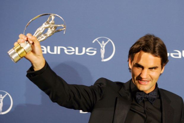 Hình ảnh: Federer từng có 4 lần vinh dự nhận giải thưởng này