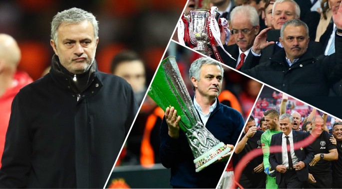 Hình ảnh: Mourinho đã mang về 3 danh hiệu mùa trước và đang từng bước giúp MU tiến bộ