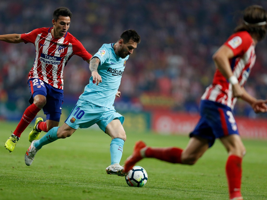 Hình ảnh: Messi đã có 27 lần ăn mừng bàn thắng vào lưới Atletico Madrid