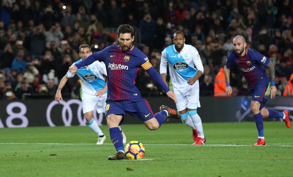 Hình ảnh: Messi từng nhiều lần ghi bàn vào lưới Deportivo